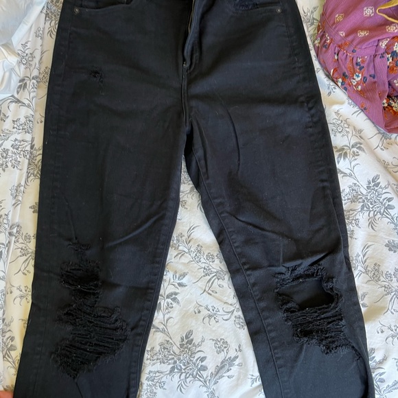 Express high rise straight leg Jean. Sz 8. Worn once - Picture 2 of 3